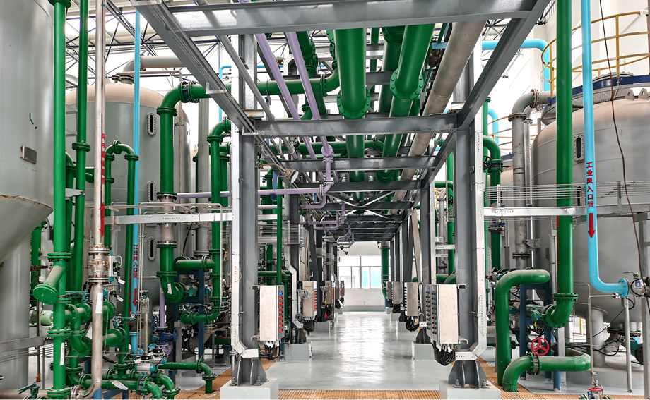中国石化茂名分公司热电技改工程项目化学水站设备